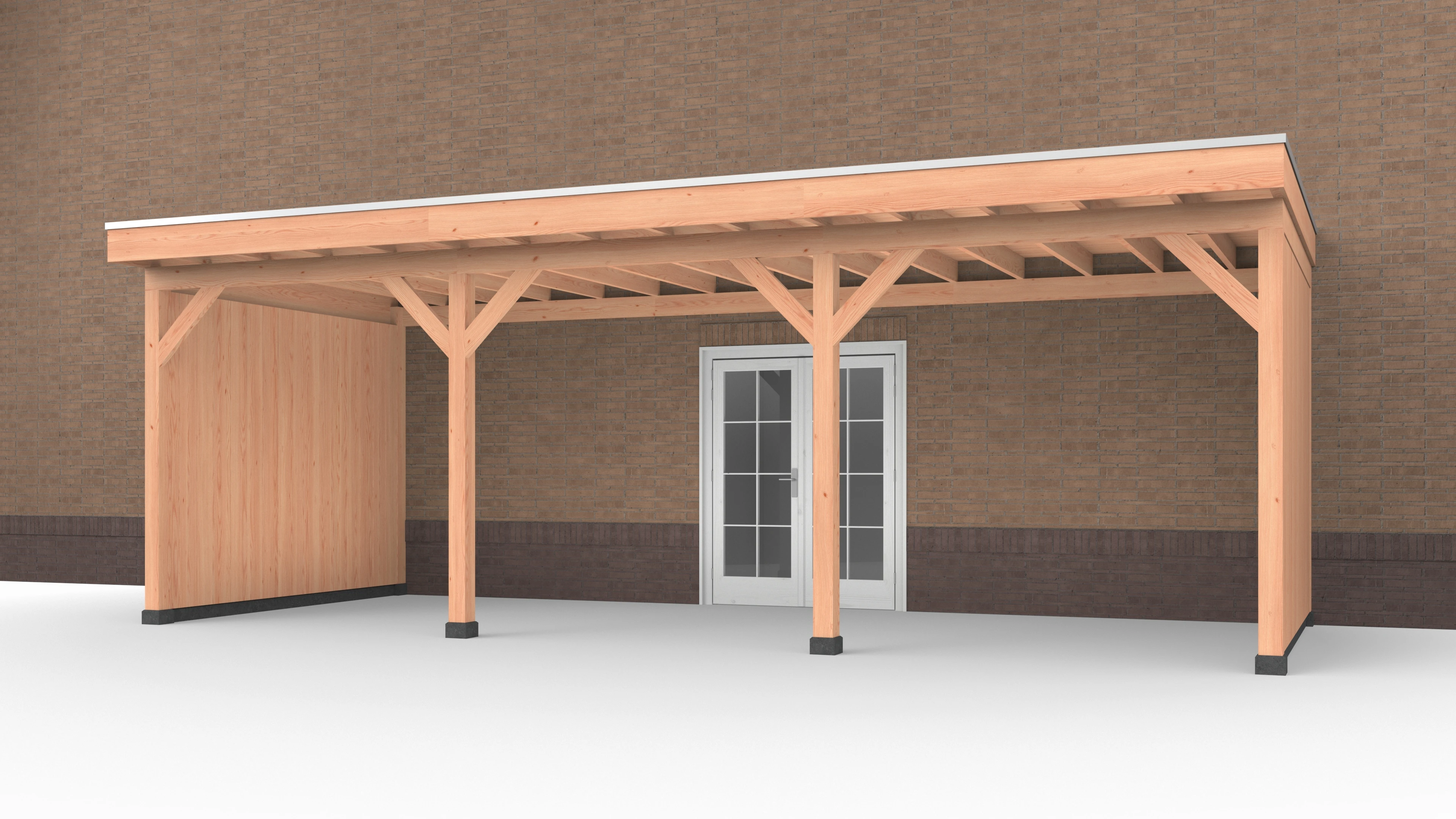 Douglas Buitenverblijf aan huis, 750 x 300, met twee zijwanden, Westwood - Afbeelding 1